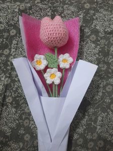 Handmade Crochet Flower Bouquet