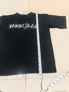 Black Balenciaga Logo T-Shirt