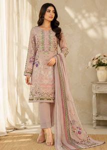 Embroidered Kurta Set - Blush &amp; Lavender