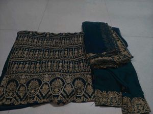 Elegant Embroidered pakistani pattern dress