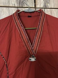 Red Anarkali Kurta