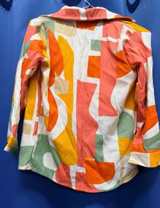 Colorful Abstract Print Two-Piece Set