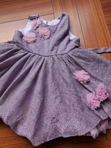 2) Sparkly Lavender Party Dress