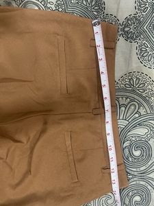 AND tanned Wide-Leg Trousers