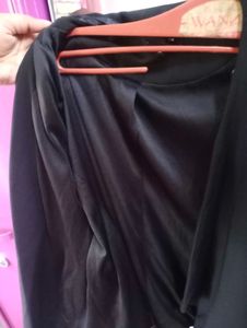 Chic Black Open Front Blazer
