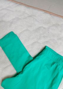 Go Colour Leggins Branded Sea Green