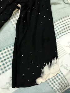 Black &amp; White Tie-Dye dress