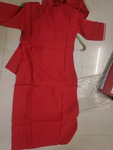 Libas silk blend kurta set with dupatta new wi