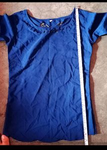 Navy Blue Plain Top