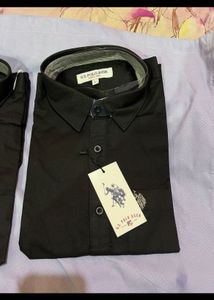 US Polo Assn Black Men's Shirt newdtag