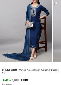 Combo Of Beautiful Kurta Set&amp; Coord Set🔥