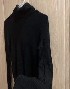 Black Turtleneck Sweater