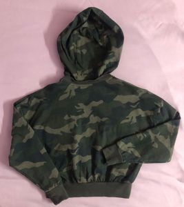 Westside Camo Cropped Zip-Up Hoodie/Jacket
