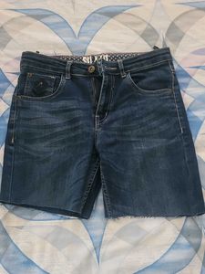 Women's Blue Denim Shorts