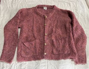 Cozy Textured Button-Up Cardigan