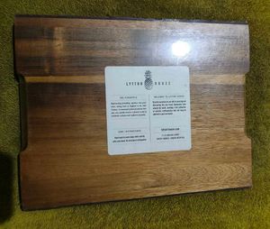 Acacia Wood Cheese Board Set