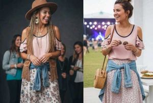 Cute Pink Cold Shoulder Top