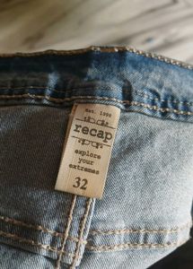 Blue Denim Mini Skirt