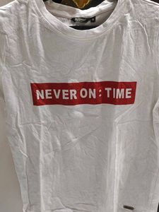 NEVER ON:TIME Graphic Tee