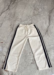 Comfortable Cream Track Pants
