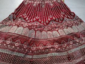 rose pink bridal lehenga choli