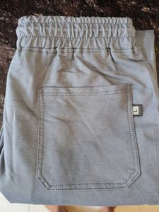 Comfortable Grey Casual Pants