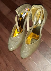 Golden heels