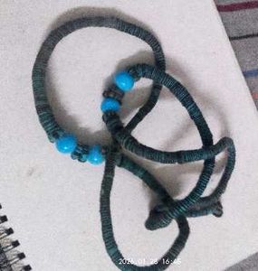Beaded Blue Necklace