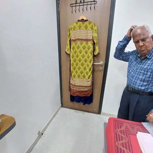 Designer Kurta with Contrasting Skirt