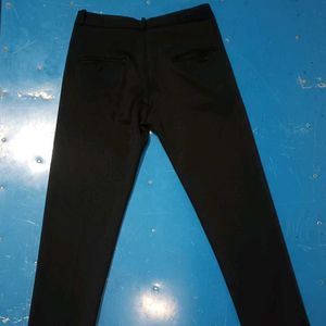 Classic Black Straight Leg Trousers