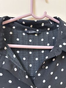 Polka Dot Crop Top