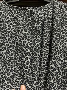 💕sale💕MK Leopard Georgette Cutout Mini Dress