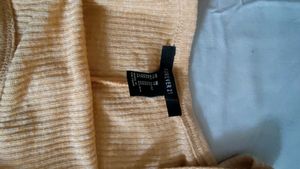 set of two yellow and Red Ribbed Tank Dress
