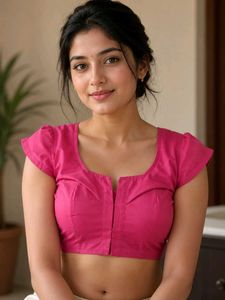 Vibrant Pink Readymade Blouse 💓