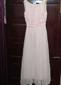 Elegant Pink Maxi Dress