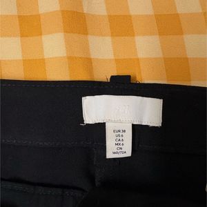 Wide Leg Black Trousers
