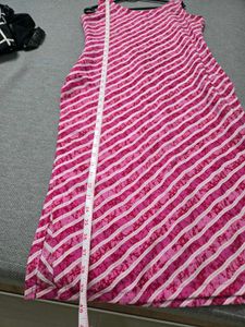 Pink Striped Kurta