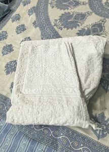 White Chikankari Palazzos