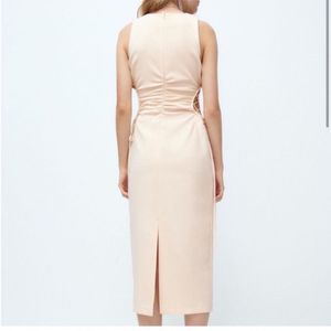 Zara Limited Edition Cutout Midi Dress