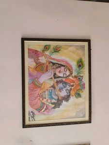 Beautiful Radha Krishna Painting