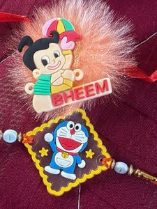 kids cartoon rakhi set of 3