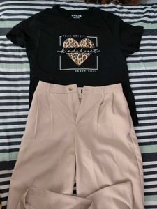 SHEIN Graphic Print T-Shirt nd pant