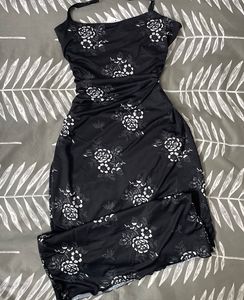 Chic Floral Print Dress