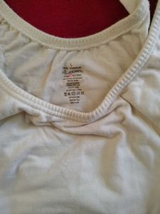 Comfortable White Sports top