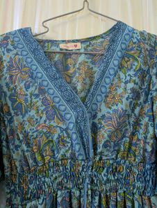 Boho Floral Print Maxi Dress