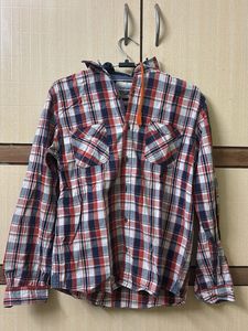 Red & Blue Plaid Flannel Shirt