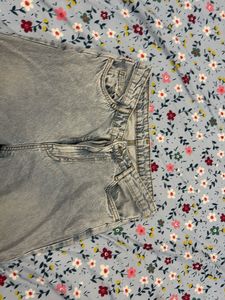 Light Wash blue Wide Leg Jeans denim baggy