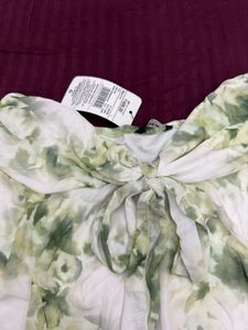 Shein Boho Tie-Dye Bandeau Top