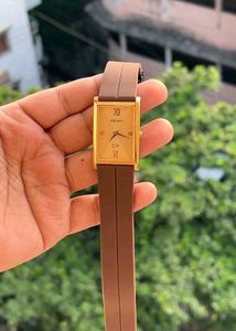 Seiko Slim unisex Gold Watch