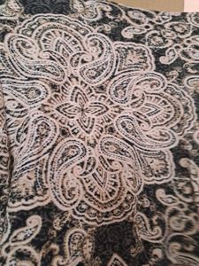 Elegant Paisley Print  boxy Top